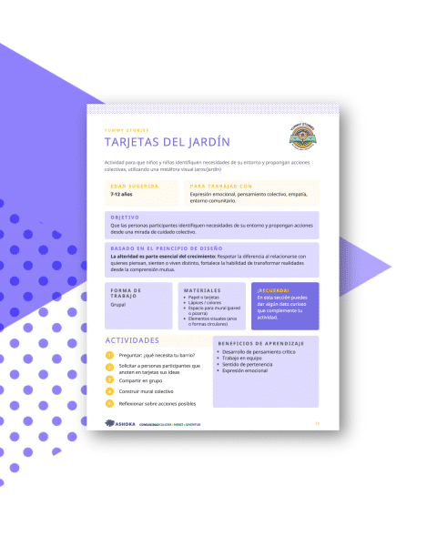 tarjetas del jardin